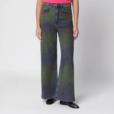Sanderlak Women's Wide-leg Denim Jeans In Multi