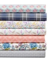 SANDERS CLOSEOUT PRINTED MICROFIBER SHEET SETS CREATED FOR MACYS