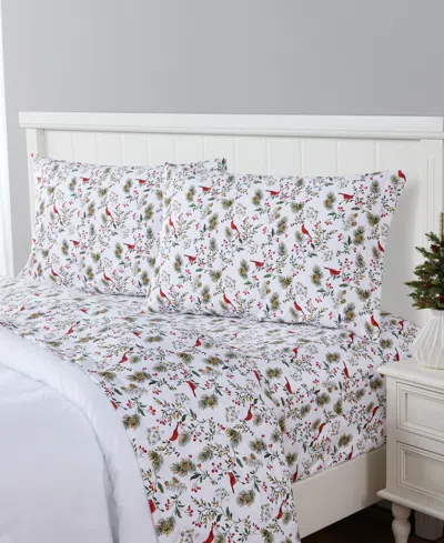 SANDERS HOLIDAY PRINTED MICROFIBER 3-PC. SHEET SET, TWIN