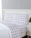 Sanders Closeout!  Printed Microfiber 3-pc. Sheet Set, Twin