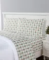Sanders Holiday Printed Microfiber 4-pc. Sheet Set, Full In Multi