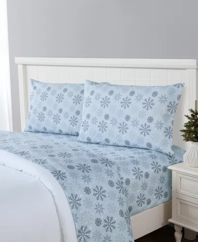 SANDERS HOLIDAY PRINTED MICROFIBER 4-PC. SHEET SET, QUEEN