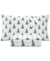 Sanders Closeout!  Printed Microfiber 3-pc. Sheet Set, Twin In Pine Tree