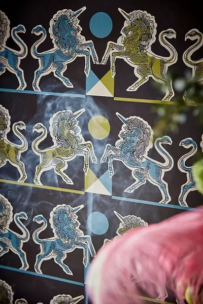 Sanderson Archive Elixir Of Life Wallpaper In Gray