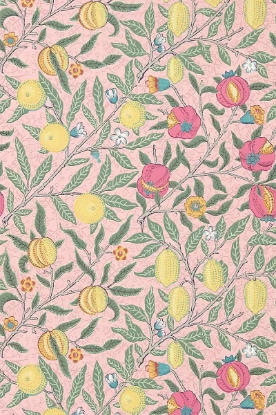 Sanderson Archive Fruit Wallpaper In Pink