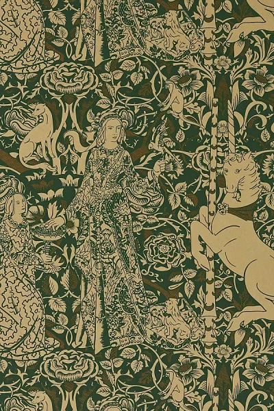 Sanderson Aurelia's Grail Wallpaper In Green