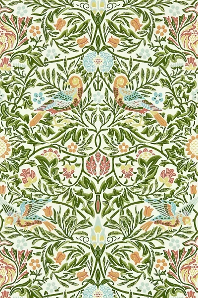 Sanderson Bird Wallpaper In Multi