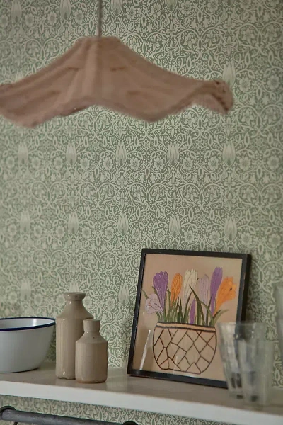 Sanderson Borage Wallpaper In Green