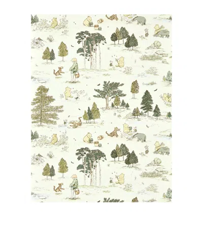 Sanderson Design Winnie The Pooh Wallpaper Roll In Green
