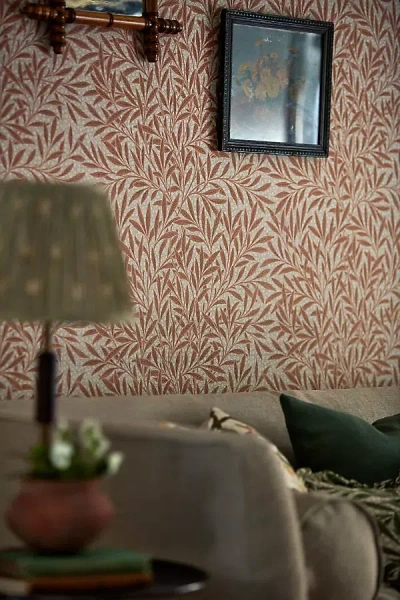 Sanderson Emerys Willow Wallpaper In Pink