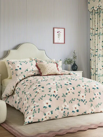 Sanderson National Trust Poets Rose Collection With Matching Pillowcase, Cotton