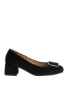 Sandia Woman Pumps Black Size 6 Textile Fibers