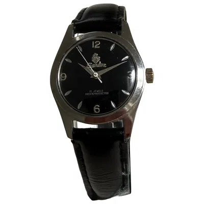 Pre-owned Sandoz Wristwatch, 30mm Stainless Steel Case, 17 Jewel Movement, C.1960 In Multi