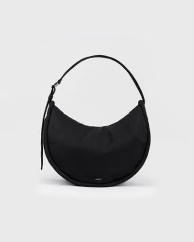 Sandqvist Curve Half Moon Bag In Black