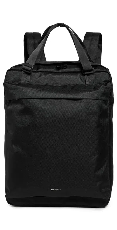 Sandqvist Go 2-way Tote Bag Black