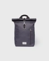 Sandqvist Ground Rolltop Backpac L In Asphalt With Black Webbing