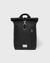 Sandqvist Ground Rolltop Backpack L In Black With Black Webbing