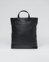 Sandqvist Leather 2-way Bag In Black