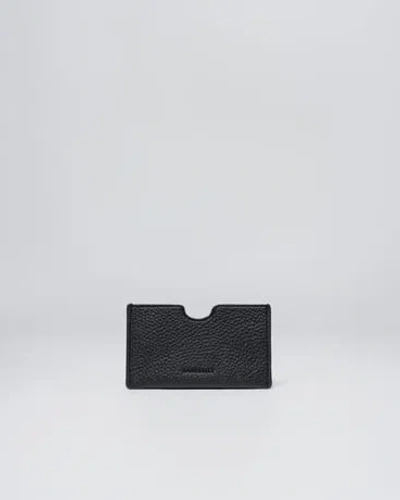 Sandqvist Leather Card Case In Black