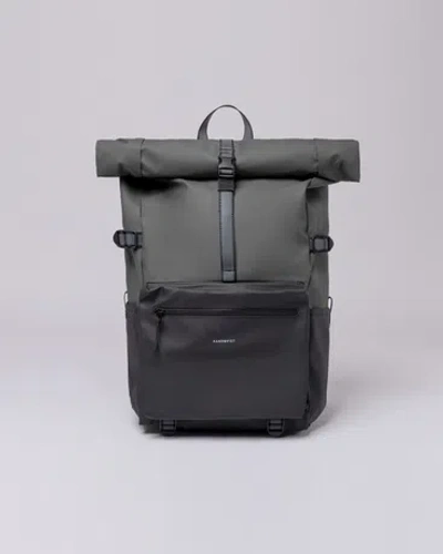 Sandqvist Multi Dark Ruben Backpack In Black