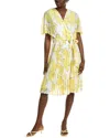 Sandra Darren Accordion Pleated Mini Dress