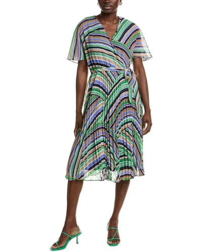 Sandra Darren Accordion Pleated Mini Dress