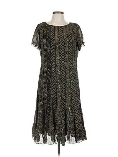 Pre-owned Sandra Darren Casual Dress In Black