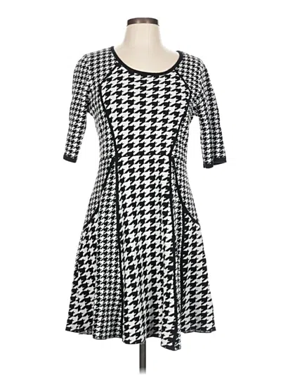 Pre-owned Sandra Darren Casual Dress In Black