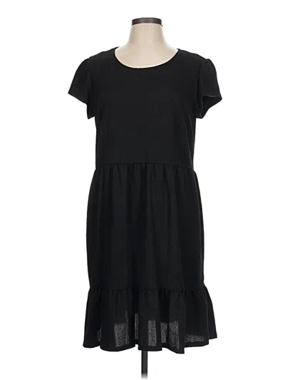 Pre-owned Sandra Darren Casual Dress In Black