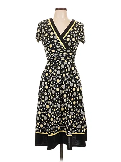 Pre-owned Sandra Darren Casual Dress In Black