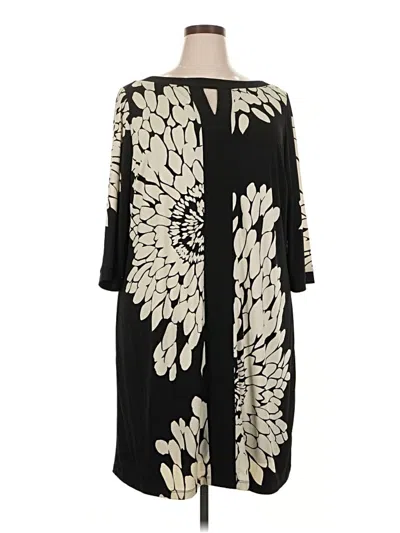 Pre-owned Sandra Darren Casual Dress In Black