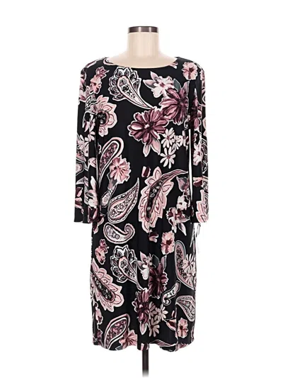Sandra Darren Casual Dress In Black