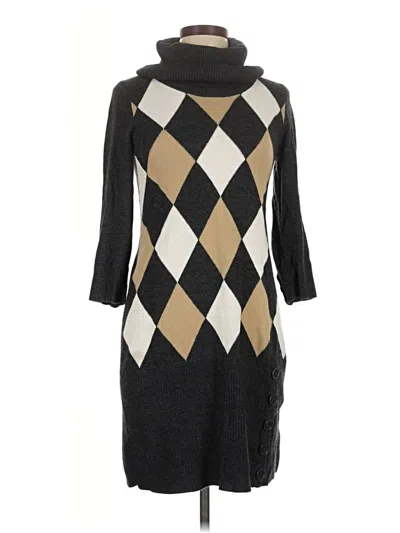 Pre-owned Sandra Darren Casual Dress In Black