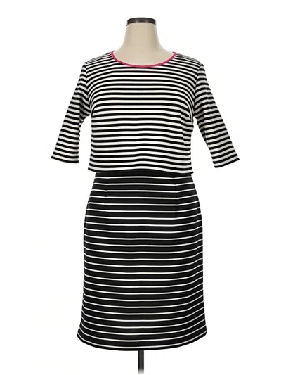Pre-owned Sandra Darren Casual Dress In Black