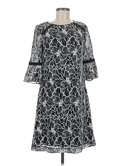 Sandra Darren Casual Dress In Black