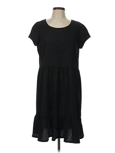 Pre-owned Sandra Darren Casual Dress In Black