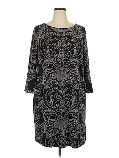 Pre-owned Sandra Darren Casual Dress In Black