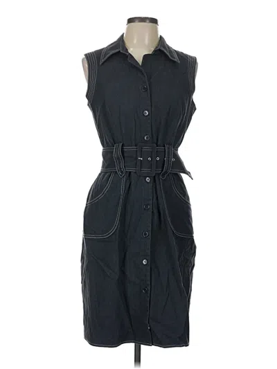 Pre-owned Sandra Darren Casual Dress In Black