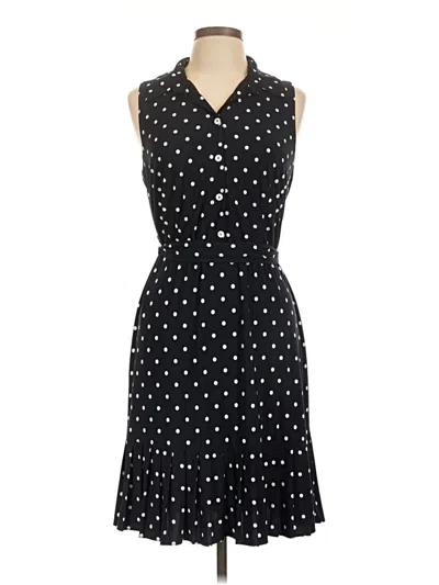 Pre-owned Sandra Darren Casual Dress In Black