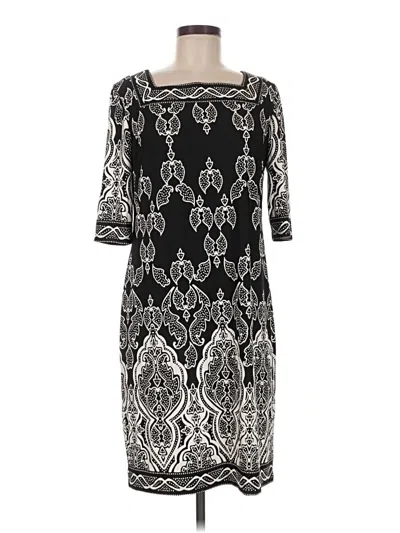 Pre-owned Sandra Darren Casual Dress In Black