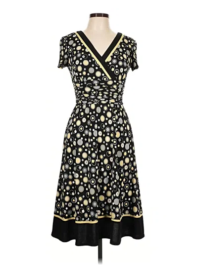 Pre-owned Sandra Darren Casual Dress In Black