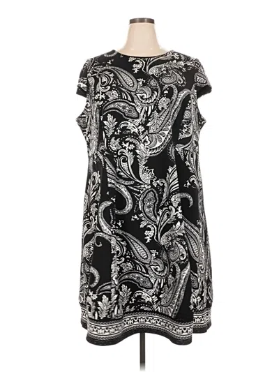 Pre-owned Sandra Darren Casual Dress In Black