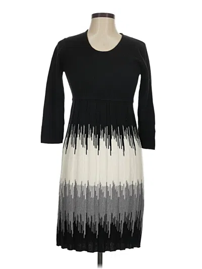 Pre-owned Sandra Darren Casual Dress In Black
