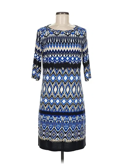 Pre-owned Sandra Darren Casual Dress In Blue