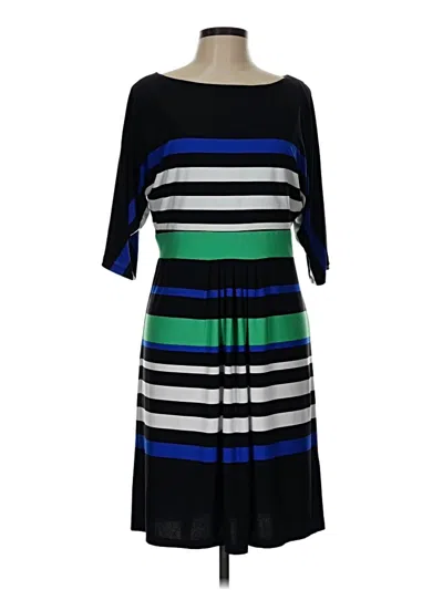 Pre-owned Sandra Darren Casual Dress In Blue
