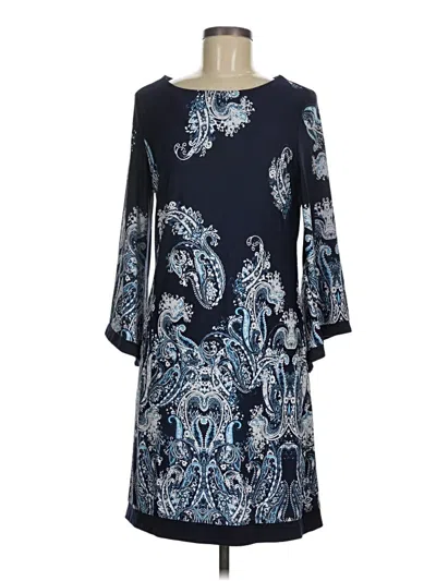 Pre-owned Sandra Darren Casual Dress In Blue