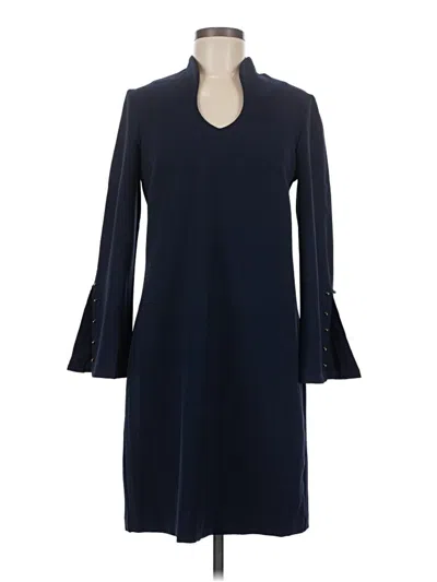 Pre-owned Sandra Darren Casual Dress In Blue