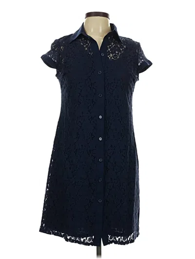 Pre-owned Sandra Darren Casual Dress In Blue
