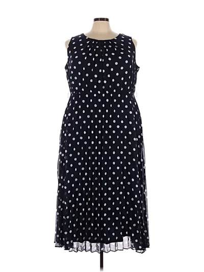 Pre-owned Sandra Darren Casual Dress In Blue