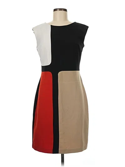 Pre-owned Sandra Darren Casual Dress In Brown